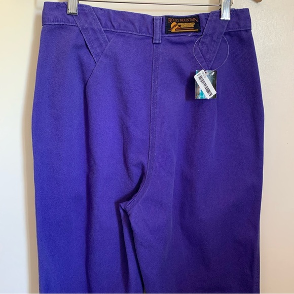 Vintage Rocky Mountain Jeans NWT Purple 29x31 Medium Western Deadstock - Picture 10 of 11